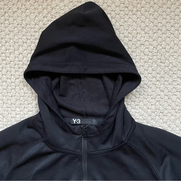 Y-3 x adidas black zip-front hoodie - Picture 4 of 16